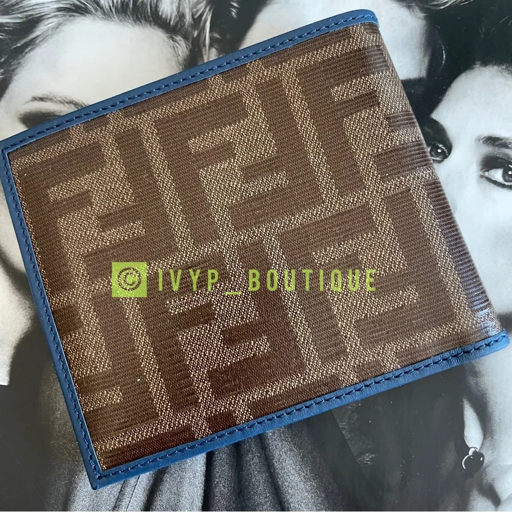 FENDI FF Vetrificato Print Billfold Men’s Wallet